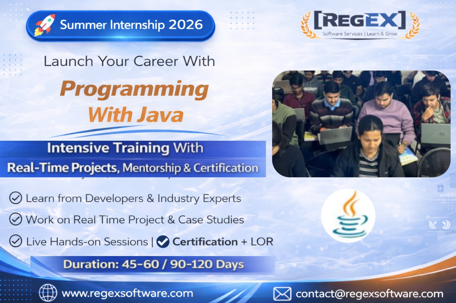 Best Project-Based Summer Internship Training Program in Jaipur